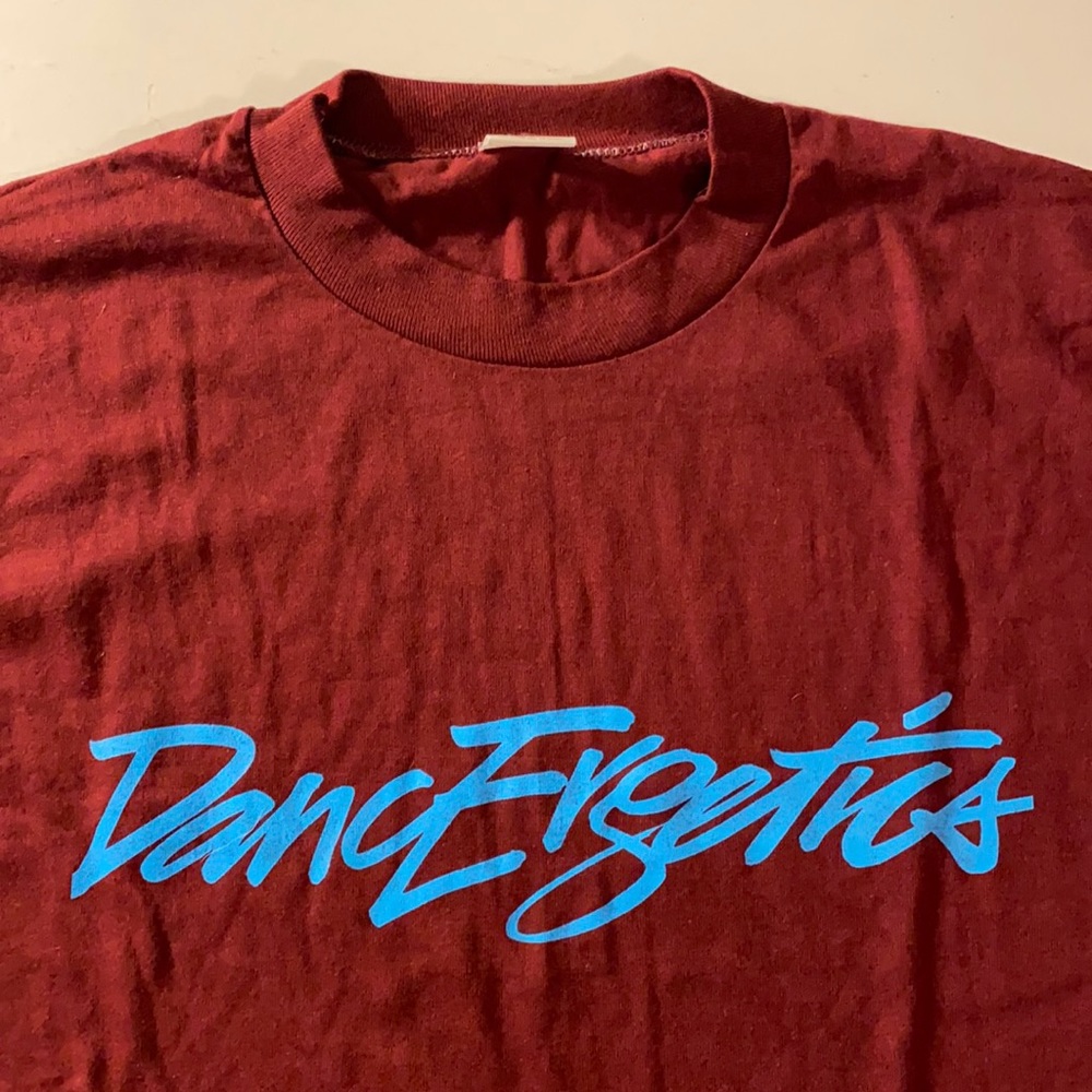 NWOT Vintage 1980s DancErgetics 50/50 T-shirt